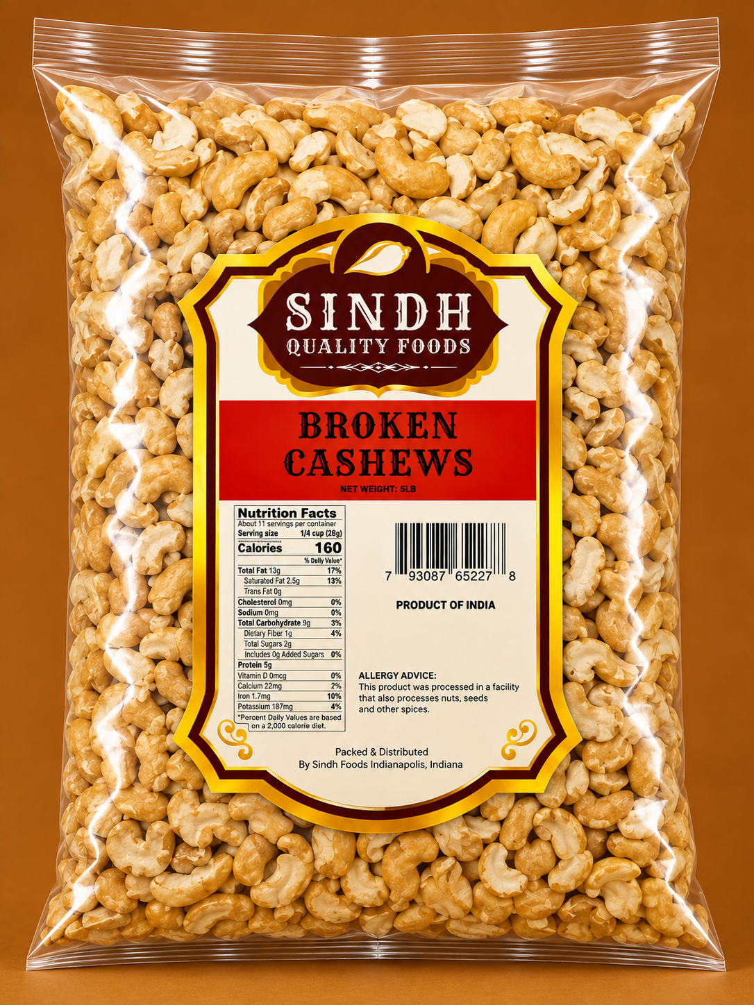 BROKEN CASHEW - 5LB X 4