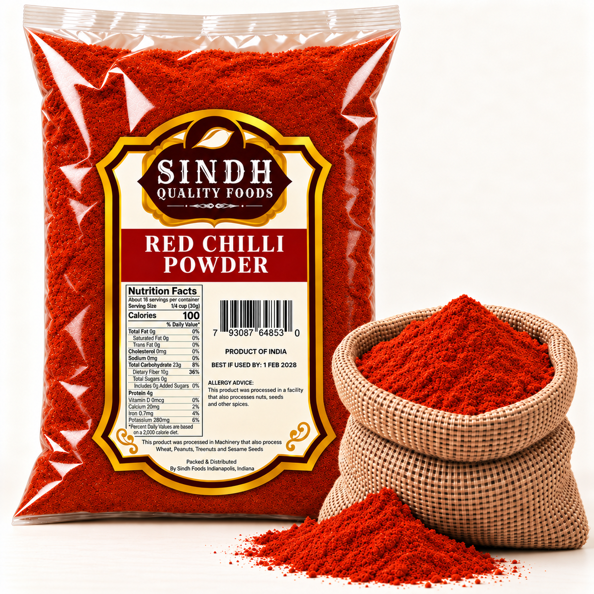 RED CHILLI POWDER - 50LB